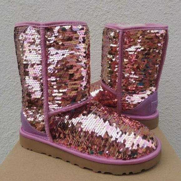 UGG Shoes - UGG Classic Short Sequin Boots